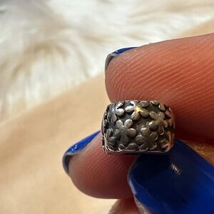 Pandora Flower Burst Clip Charm